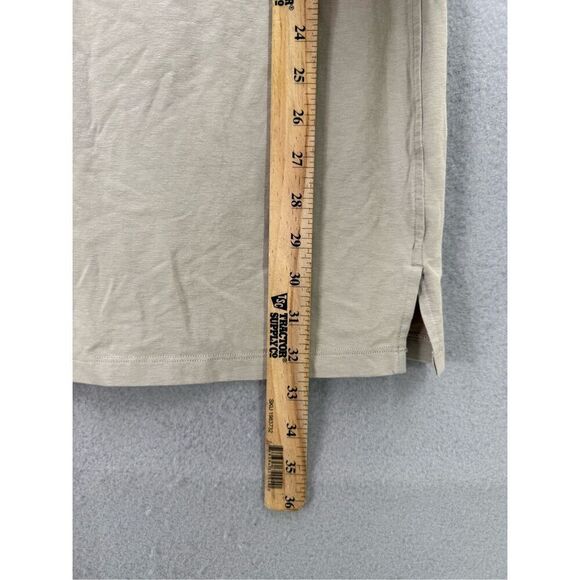 Lululemon Classic-Fit Cotton-Blend T-Shirt Dress Raw Linen Size S - Picture 5 of 10